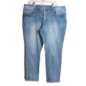 Time And Tru Skinny Jeans Womens 24 Light Wash High Rise Y2K Stretch Denim